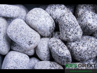 Gletscherkies Granit 40-60 mm getrommelt image