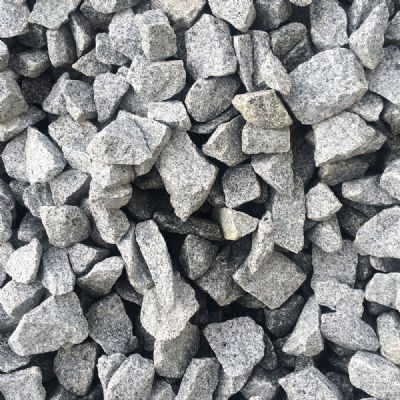 Pfeffer und Salz 32-63 mm Granit Splitt grau image