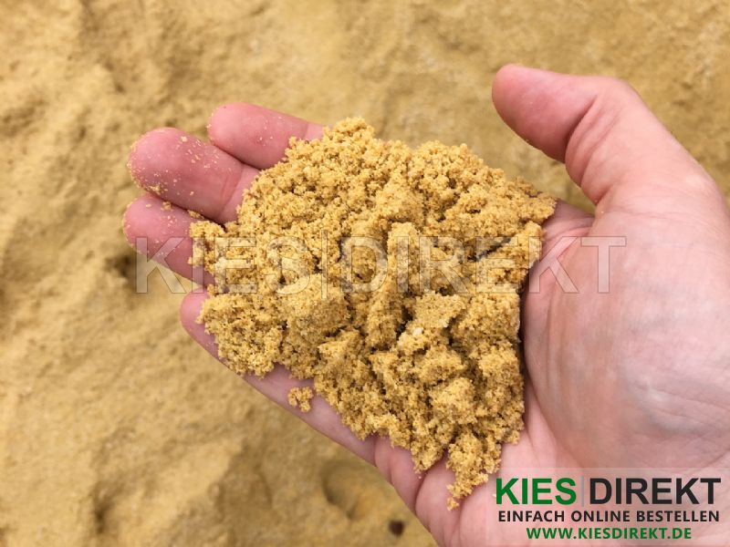 25 kg Rheinsand Mauersand 0-2 mm gewaschen Sand Pflaster Fugen Sandkasten gelb 