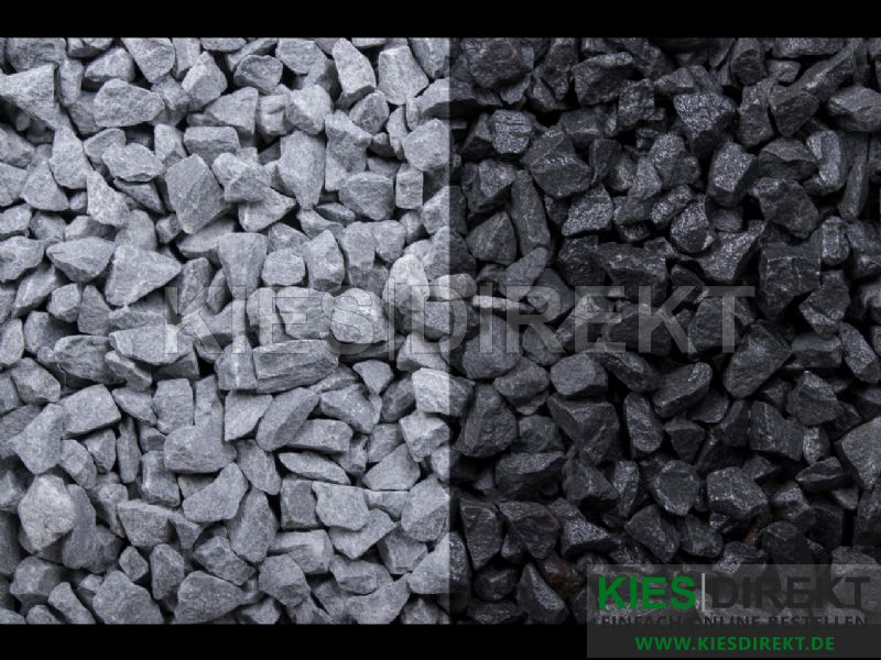 Basaltsplitt 8/11 mm Basalt Schotter Steine 