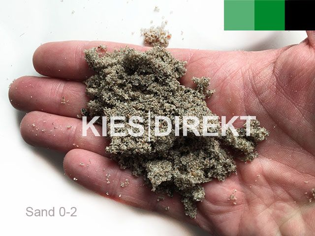 Halbe Palette Rheinsand 0-2 mm 20x25 kg Sack 0,32€/1kg 